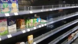 Ukrayna'da market rafları boş kaldı
