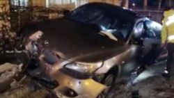 Adana'da feci kaza sonrası korkan sürücü aracını terk etti