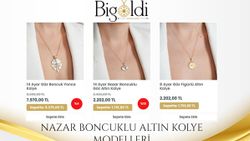 Son Koleksiyon Altın Kolye Ve Altın Bileklik Modelleri Ve Fiyatları Bigoldi.com’da