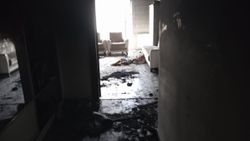 Ankara’da, eşi terk edince evi ateşe verdi