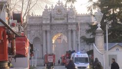 Dolmabahçe Sarayı'nın marangozhanesinde yangın çıktı