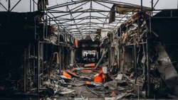 Harkov'da halk pazarı bombalandı