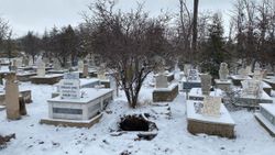 Afyonkarahisar'da, mezarlıkta kazı yapan defineciler yakalandı