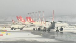 İstanbul Havalimanı'nda uçuşlar aksamadan devam ediyor