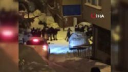 Kağıthane'de kayan otomobil paniğe sebep oldu