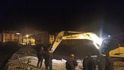 Kastamonu'da kar sularının erimesiyle Ezine Çay'ı taştı
