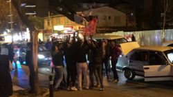 Pendik’te asker konvoyu makas atıp yol kapattı