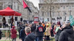 İngiltere'de zam protestosu 