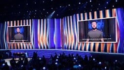 2022 Grammy Ödülleri'nde konuşan Zelensky'den 'sessiz kalmayın' çağrısı