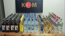 Çanakkale’de 138 şişe kaçak içki ele geçirildi