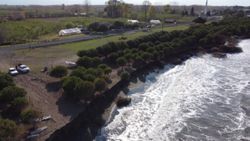 Samsun'da dalgalar kıyıyı aşındırdı, deniz evlere yaklaştı