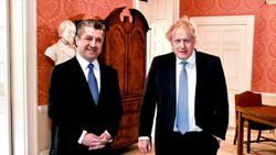 İngiltere Başbakanı Johnson, IKBY Başbakanı Barzani'yle görüştü