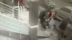 Samsun'da davulcu terörü kameraya böyle yansıdı