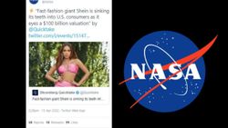NASA, Twitter'dan bikinili fotoğraf paylaştı