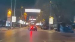 Kadıköy'de trafik magandasının manevraları kamerada