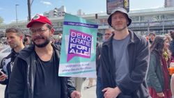 Almanya'da 'Herkes İçin Seçim Hakkı' eylemi