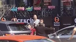 Üsküdar'da sürücülerin yol kavgası