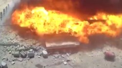 Suudi Arabistan'da benzin istasyonunda patlama