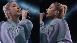 Hande Yener'in mini şortlu kombini