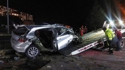 Uşak'ta otomobilin çarptığı üniversiteli 2 kız yaşamını yitirdi
