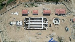 Sarıgöl Atıksu Arıtma Tesisinde betonarme imalatlar tamamlandı