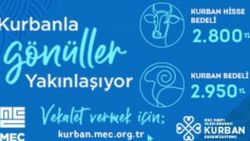 Mec Vakfı 17. uluslararası kurban organizasyonu vekalet kabulü devam ediyor