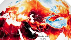NASA, sıcaklık artışını gösteren dünya haritasını paylaştı