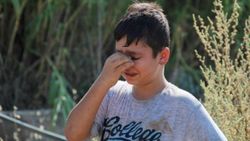 Antalya'da yangını gören 11 yaşındaki çocuk gözyaşlarını tutamadı