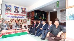 Ali Erbaş'tan, saldırıya uğrayan Şah-ı Merdan Cemevi'ni ziyaret