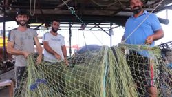 Samsun'da av sezonuna az zaman kala balıkçılar hazırlıklara başladı