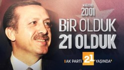 Cumhurbaşkanı Erdoğan'dan AK Parti'nin kuruluş yıl dönümü mesajı