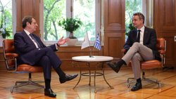 Anti-Turkey message from Nikos Anastasiadis meeting with Kiryakos Mitsotakis