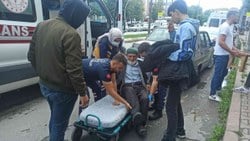 Samsun'da bisikletten düşen yaşlı adam ölümden döndü