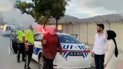 Erzincan'da polis megafonuyla evlenme teklifine olumlu cevap geldi