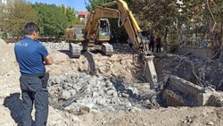 Kahramanmaraş'ta okul temeline altındü iddiası 