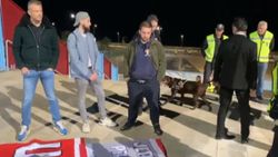 Monaco taraftarları köpekle arandı