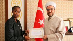 Kenyalı Hilda, Bursa'da Müslüman oldu