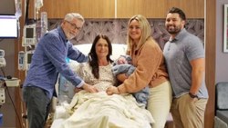 Woman living in the USA became a surrogate mother for her son