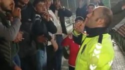 Polis amigoluk yaptı