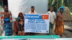Kardeş Eli Derneği Bartın Amasra’ da hayatını kaybeden maden şehitlerini anısına su kuyusu açtı