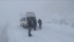 Van'da kar mesaisi başladı
