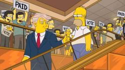 Simpsonlar, Donald Trump’ın başkan adaylığını tahmin etti