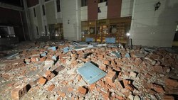 Düzce'de depremin ardından meydana gelen hasar görüntülendi