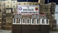 Bursa'daki depoda 6 bin litre etil alkol ele geçirildi