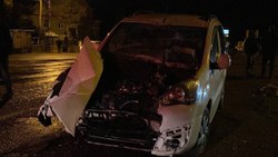 Bartın'da hafif ticari araç patpata çarptı: 4 yaralı