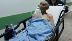 Samsun'da yaşlı adam çıkan yangından etkilendi