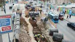 Üsküdar'da asfaltın altından tarih çıktı
