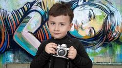 Küçük Can'ın fotoğraf sergisi