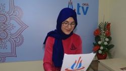 Öğrenciler teneffüs aralarında canlı yayın yapıyorlar