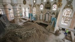 Hisar Camii depreme karşı güçlendiriliyor